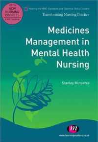 Medicines Management in Mental Health Nursing