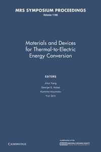 MRS Proceedings Materials and Devices for Thermal-to-Electric Energy Conversion