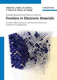 Frontiers Of Electronic Materials