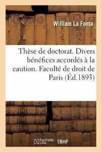 These de Doctorat. de l'Adpromissio En Droit Romain