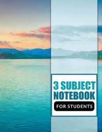 3 Subject Notebook For Students