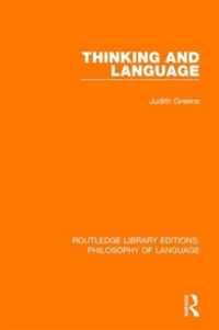 Thinking and Language