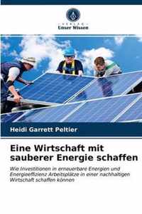 Eine Wirtschaft mit sauberer Energie schaffen