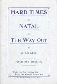 Hard Times in Natal and the Way out (1908) Book 3