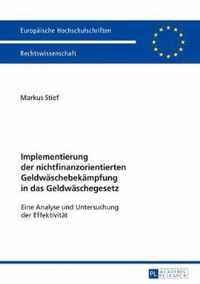 Implementierung Der Nichtfinanzorientierten Geldwaeschebekaempfung in Das Geldwaeschegesetz