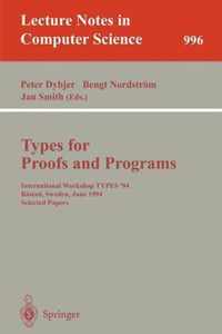 Types for Proofs and Programs