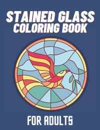 Stained Glass Coloring Book For Adults