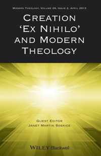 Creation  Ex Nihilo  and Modern Theology