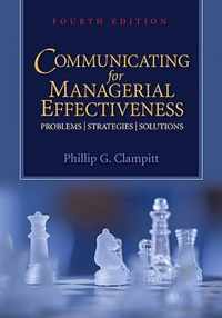 Communicating For Managerial Effectiveness