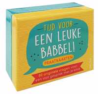 Tijd voor een leuke babbel! Praatkaarten