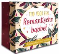 Tijd voor een romantische babbel Praatkaarten voor koppels