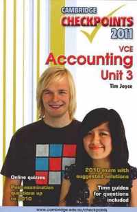 Cambridge Checkpoints VCE Accounting Unit 3 2011