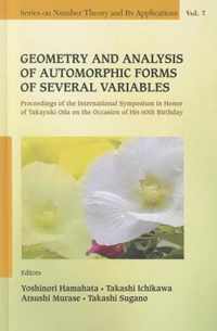 Geometry And Analysis Of Automorphic Forms Of Several Variables - Proceedings Of The International Symposium In Honor Of Takayuki Oda On The Occasion Of His 60th Birthday