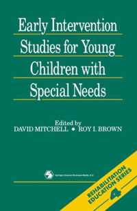 Early Intervention Studies for Young Children with Special Needs