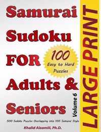 Samurai Sudoku for Adults & Seniors