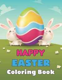 Happy Easter Coloring Book