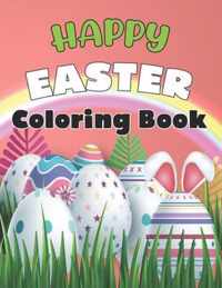 Happy Easter Coloring Book