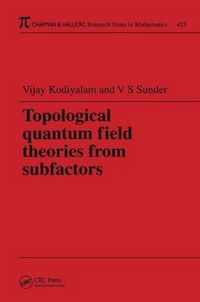 Topological quantum field theories from subfactors