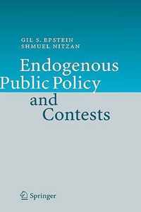 Endogenous Public Policy and Contests