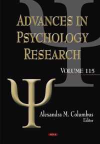 Advances in Psychology Research