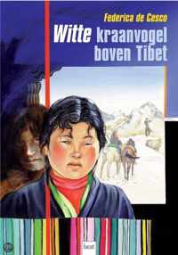 Witte Kraanvogel Boven Tibet