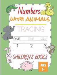 Number with animals Tracing Book