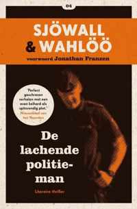 De lachende politieman