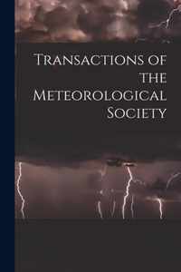 Transactions of the Meteorological Society