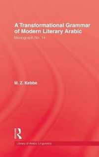 Transformational Grammar of Modern Literary Arabic