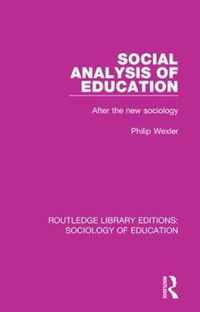 Social analysis of education