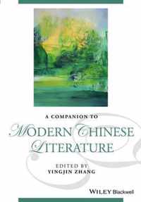 A Companion to Modern Chinese Literature