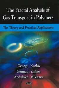 Fractal Analysis of Gas Transport in Polymers