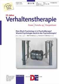 How Much Psychology Is in Psychotherapy? / Wieviel Psychologie steckt in der Psychotherapie?: 9. Workshopkongress, Dresden, Mai 2015. Special Topic Issue