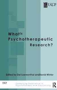 What is Psychotherapeutic Research?