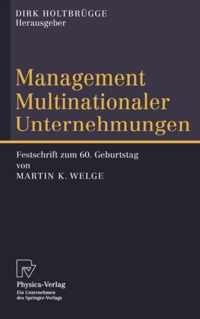 Management Multinationaler Unternehmungen