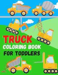 Truck coloring book for toddlers