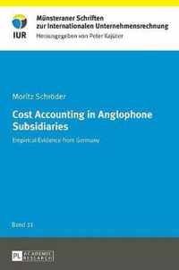 Cost Accounting in Anglophone Subsidiaries