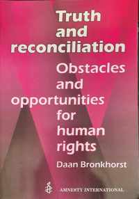 Truth and reconciliation