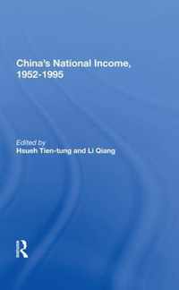 China's National Income, 1952-1995