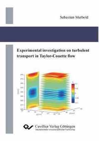 Experimental investigation on turbulent transport in Taylor-Couette flow