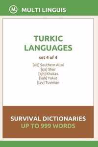 Turkic Languages Survival Dictionaries (Set 4 of 4)