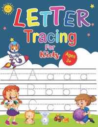 Letter Tracing For Kids Ages 3+