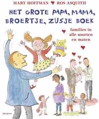 Het grote papa, mama, broertje, zusje boek