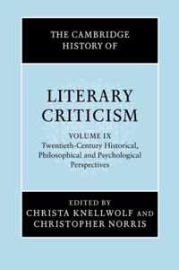 The Cambridge History of Literary Criticism