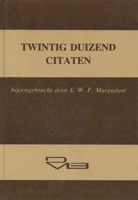 Twintigduizend citaten - W.F.Margadant