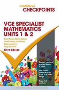 Cambridge Checkpoints Vce Specialist Maths Units 1&2