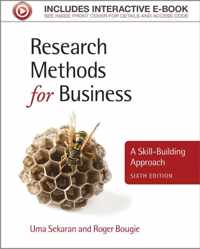 Research Methods for Business 6E