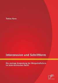 Interzession und Schriftform