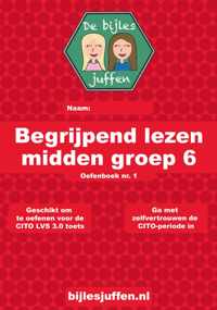 Oefenboek - CITO - begrijpend lezen - midden groep 6 - deel 1 - basisonderwijs - de bijlesjuffen - oefenen - citotoets - LVS - kinderen - boeken - leren - lezen - school - Einstein - Werkboek van meer dan 100 leuke en leerzame opdrachten!