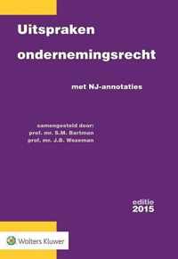 Uitspraken ondernemingsrecht 2015